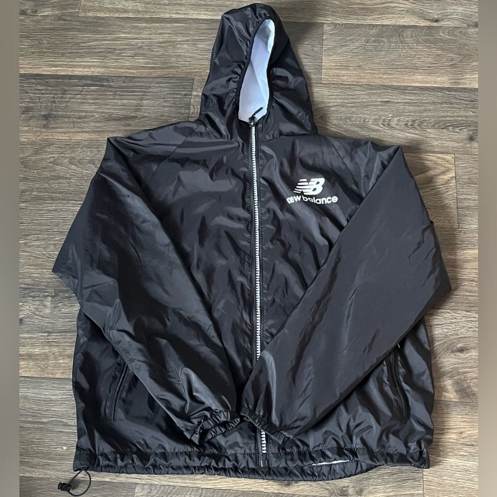 New Balance Black Windbreaker Jacket